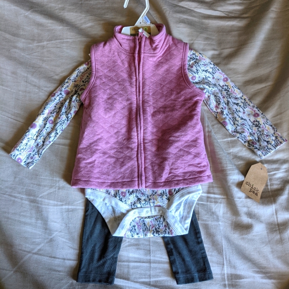 Chick Pea outfit 12 months